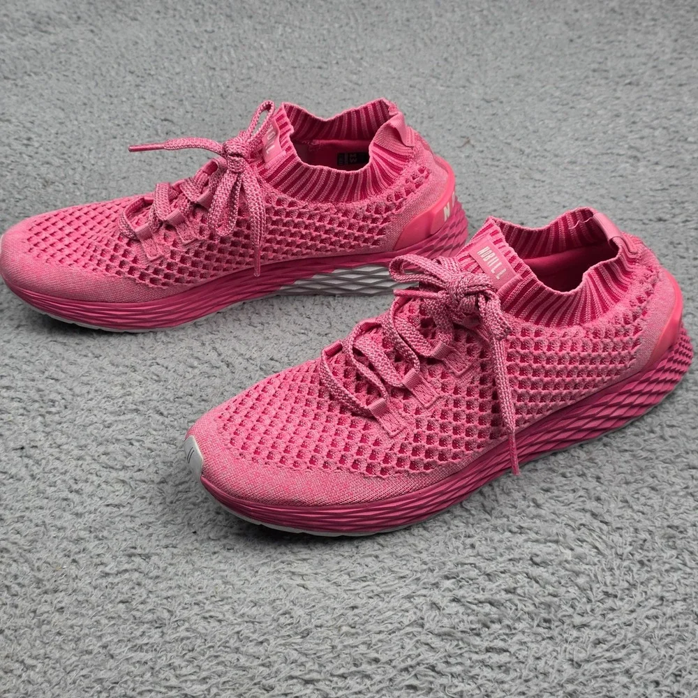 NOBULL Knit Runner Womens 13.5 Mens 12 Pink Training Running Shoes
